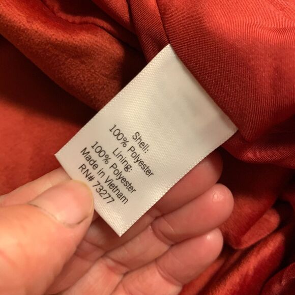 Velvet Blazer Jacket Plus Size LC Lauren Conrad Double-Breasted Notch Collar 4X - Picture 7 of 7